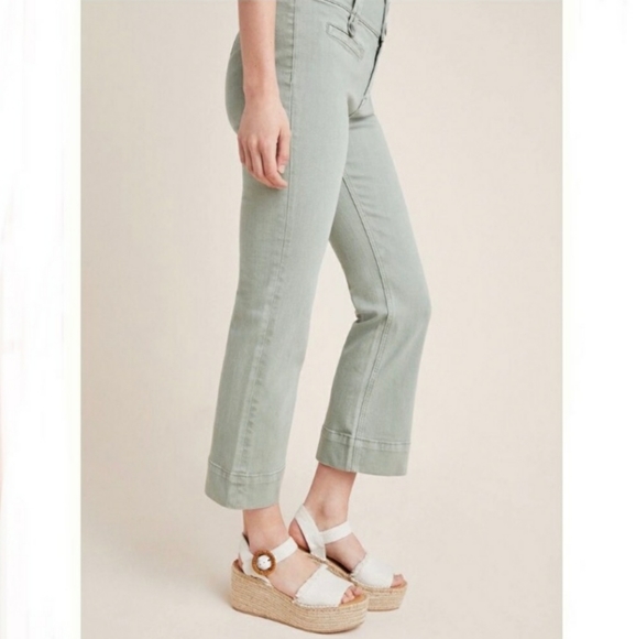 SOLD! ANTHRO Pilcro ... high rise flare jeans - Picture 2 of 8